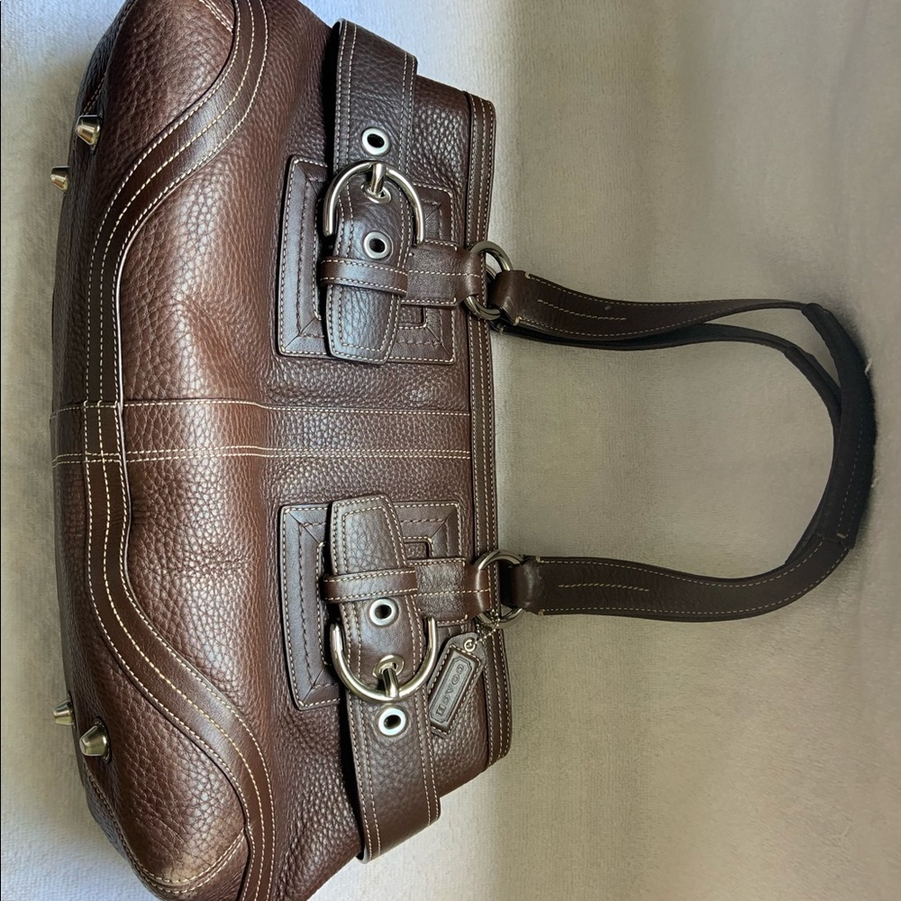 Genuine coach leather purse
